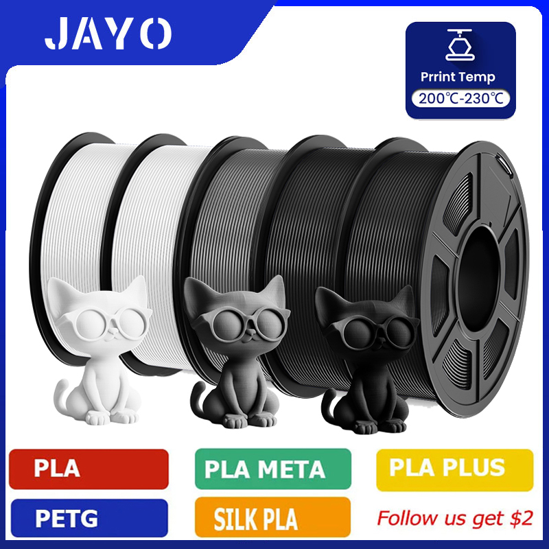 3D Printing Nylon - JAYO 5Rolls PLA/PLA Plus/petg/ABS/TPU/PLA Meta/PLAYG/HS-PLA 3D