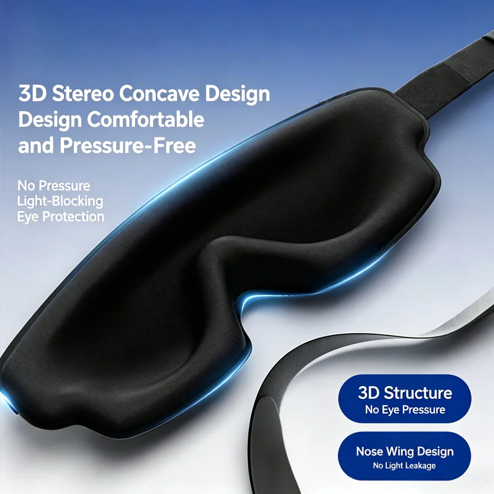 3D Sleep Mask Contoured Cup Bl - 3D Printing Mask ulasan dan harga