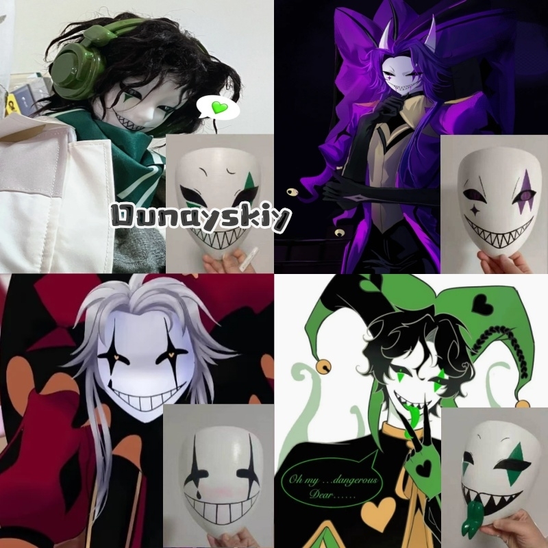 Anime Game Circus Cosplay Cost - 3D Printing Mask ulasan dan harga