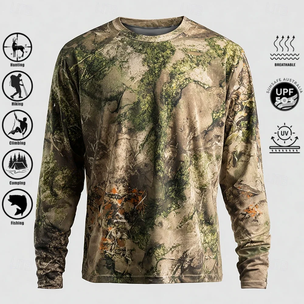 Men Long Sleeve T-shirt Polyes - 3D Printing Custom ulasan dan harga