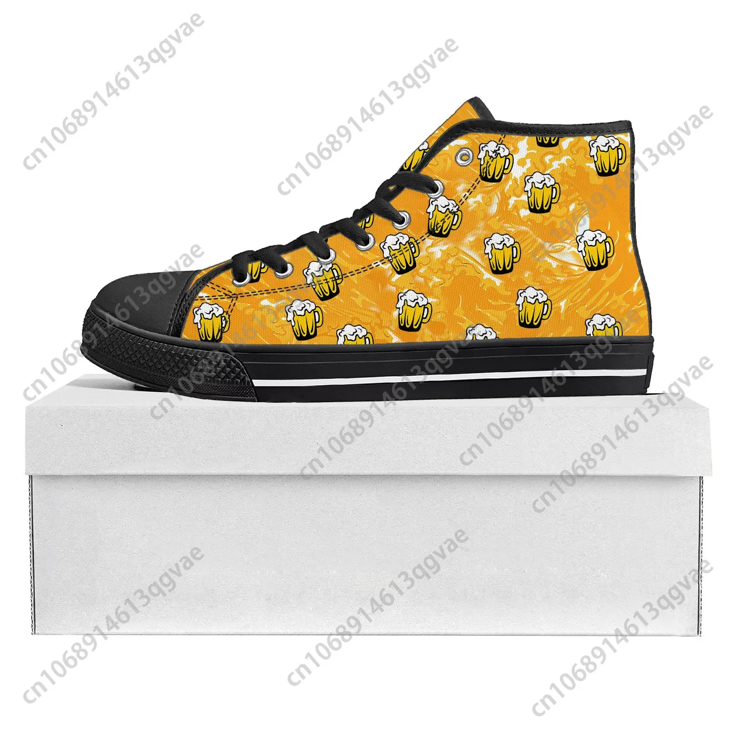 Beer Unisex 3D Print High Top  - 3D Printing Custom ulasan dan harga