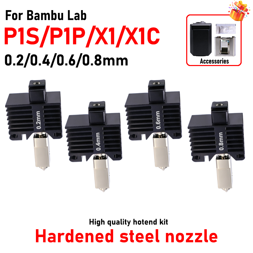 Hotend For Bambu Lab P1P X1C P - 3D Printing Bambu Lab ulasan dan harga